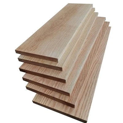 Tapak Interior Riser Kayu Tangga Kayu Ek Merah Solid Rumah