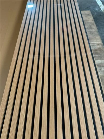 Panel Kayu Bilah Akustik PVC Panel MDF