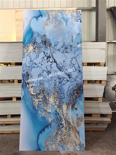 Panel lembar marmer UV PVC